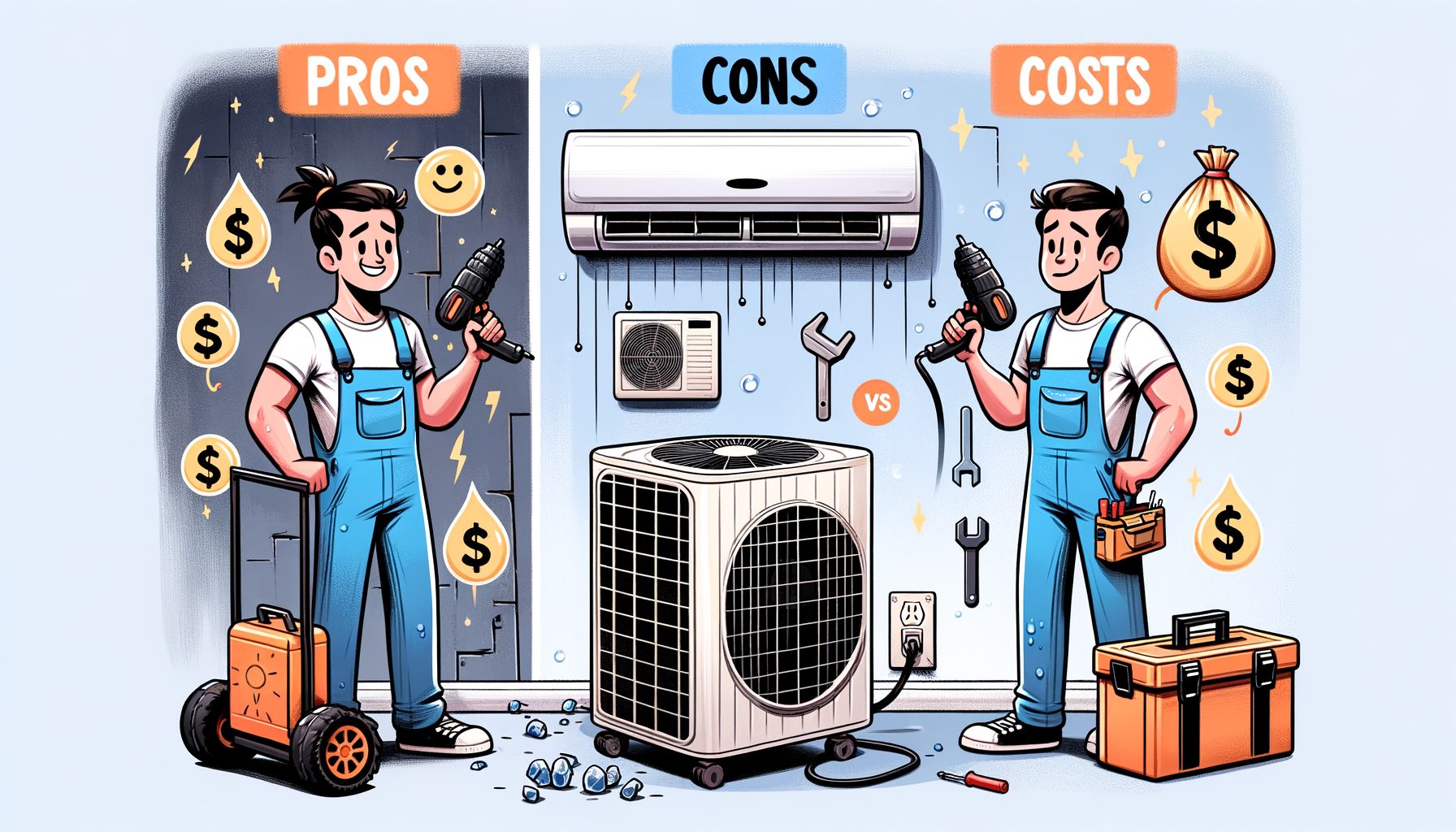 Portable AC vs Split AC: Pros, Cons, Costs & Buying Tips
